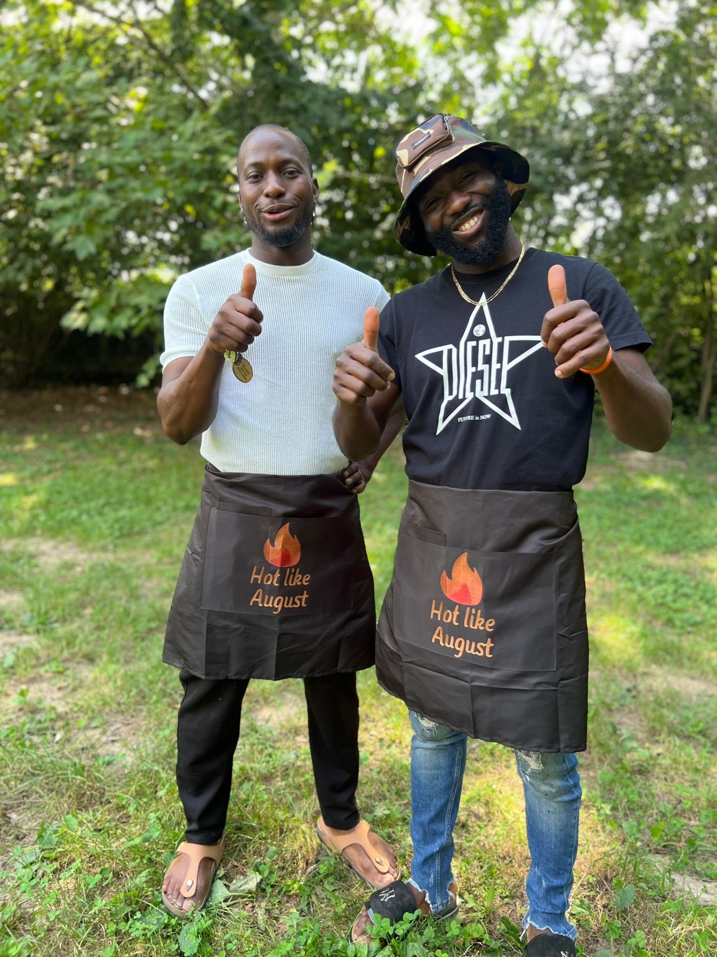 Hot Like August — partners behind the apron